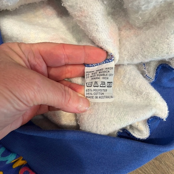 Vintage Ken Done Down Under All Over Print Sweatshirt Medium Made in Australia - Picture 10 of 10